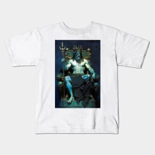 Poseidon, God of the Ocean Kids T-Shirt